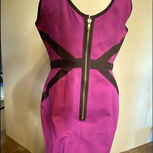 Apostrophe bodycon fitted dress EUC